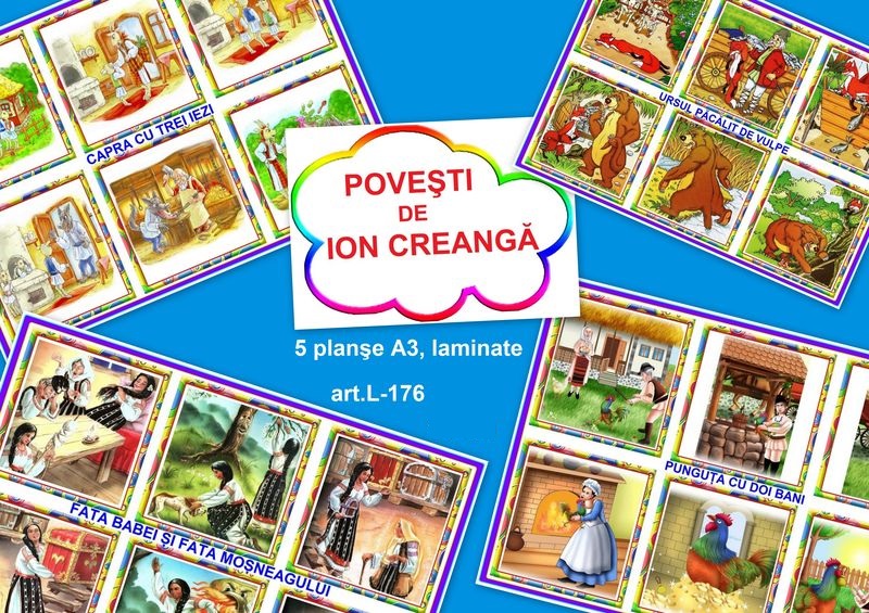 L-176 Poveşti de Ion Creangă - planşe A3
