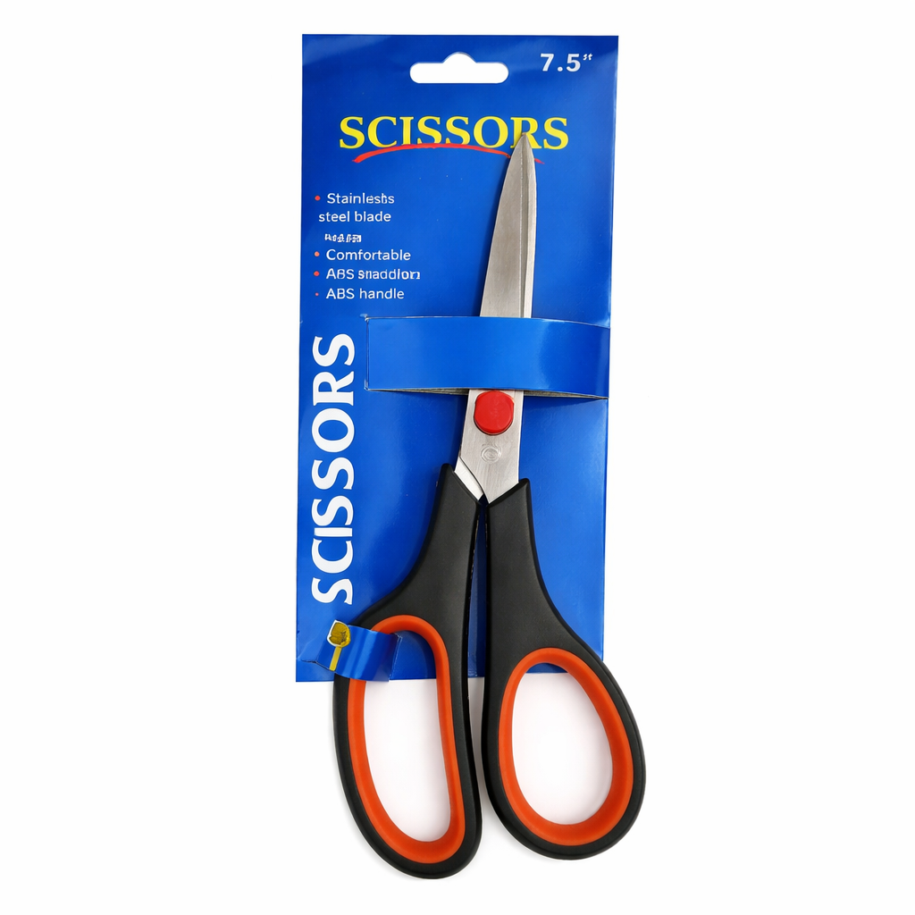 Foarfeca 21 cm profesionala cu manere cauciucate, lame inox, 8.5" foarfeca birou, scoala, uz universal, taiere precisa