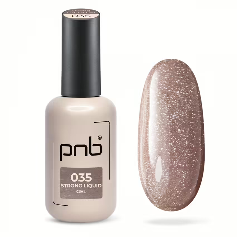 035.Strong Liquid Gel  Golden Latte PNB 17 ml UV/LED