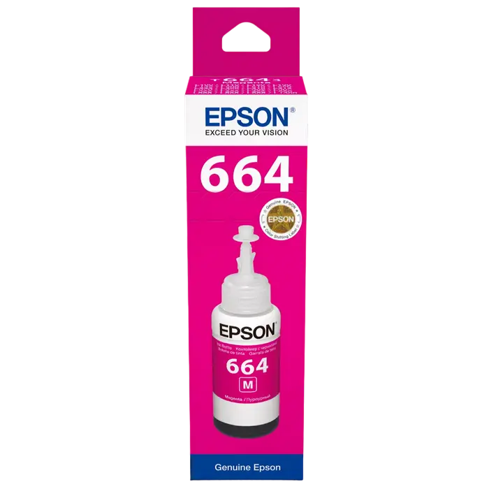 Recipient de cerneală Epson T664, 70ml, Magenta