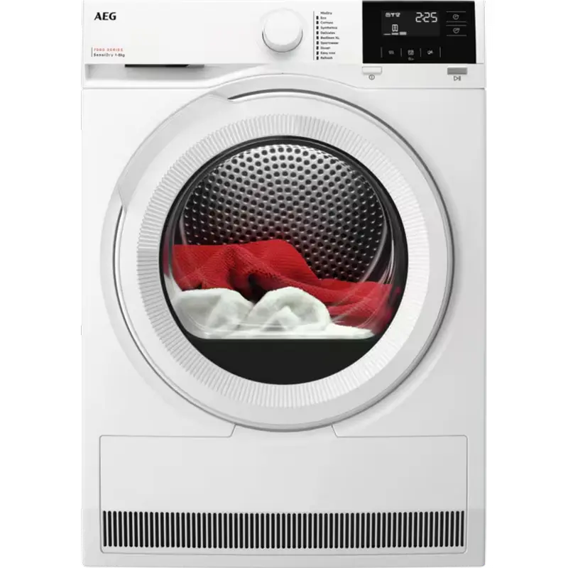 Uscător de rufe AEG TR7182E, 8kg, Alb