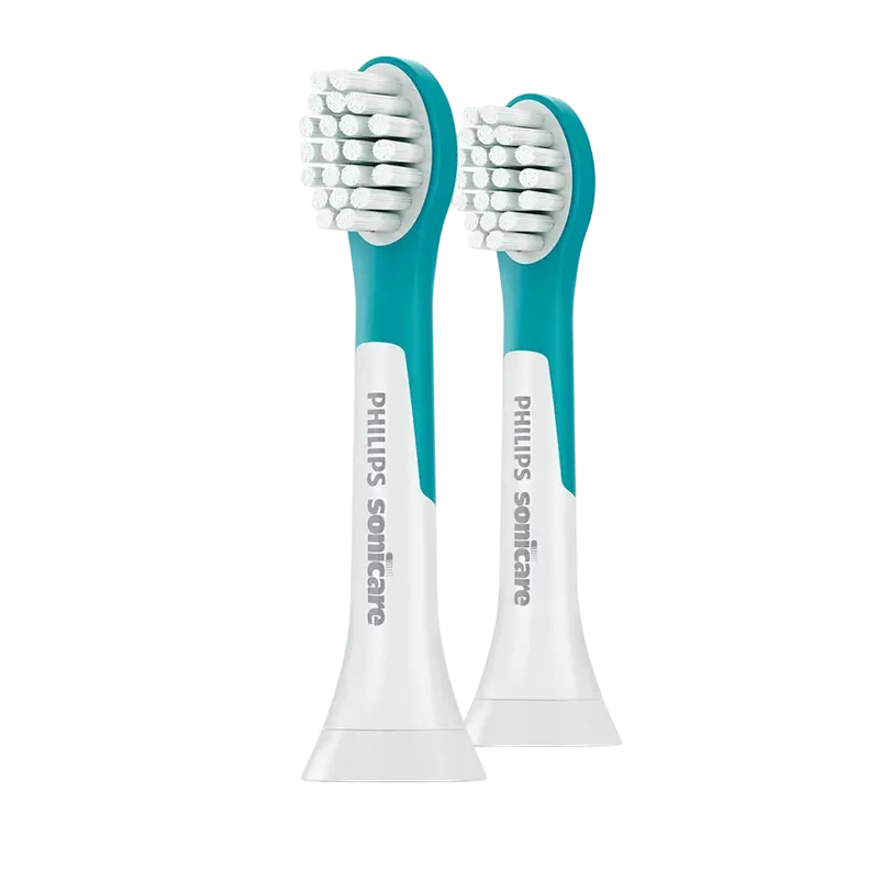 Duză pentru periuța de dinți electrică PHILIPS Sonicare For Kids, Turcoaz / Alb