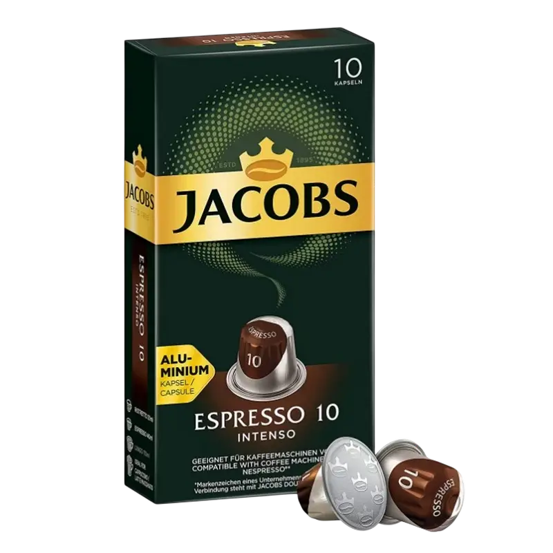 Cafea Jacobs Espresso Intenso, 10 buc