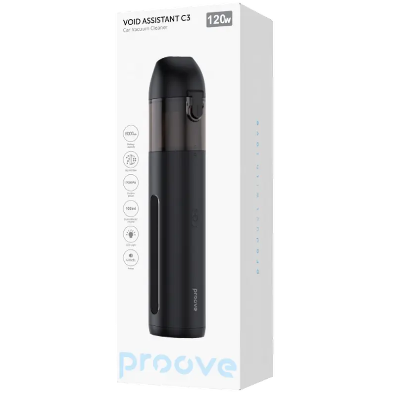 Aspirator Manual Proove Void Assistant C3, Negru