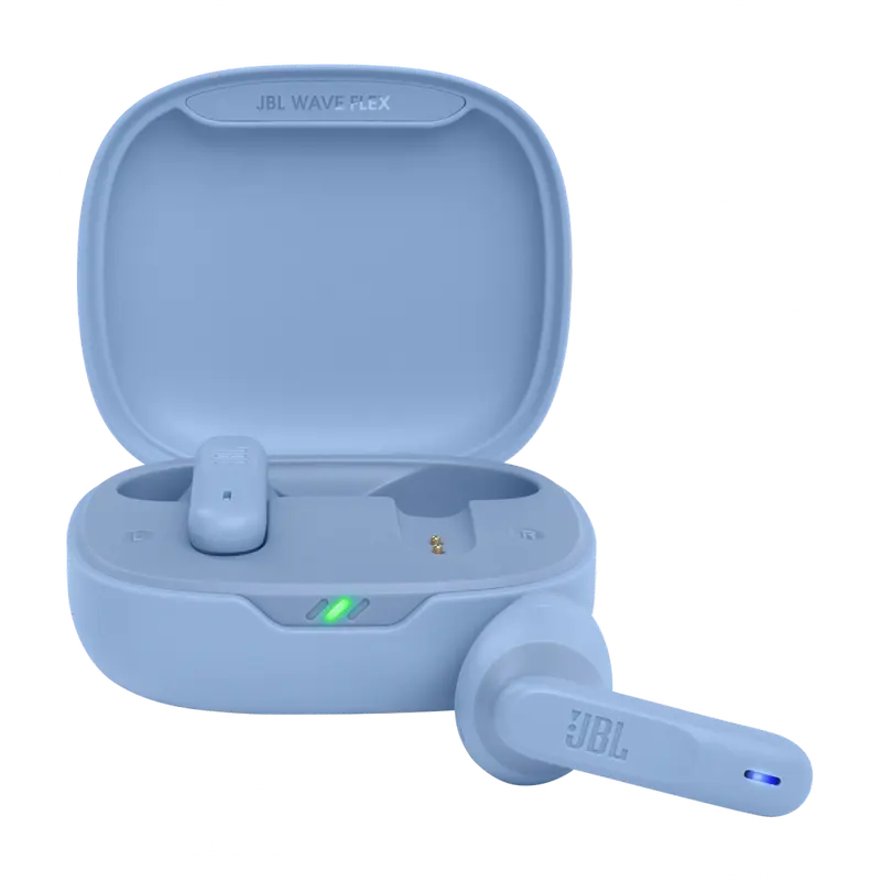 Căști JBL Wave Flex, Albastru