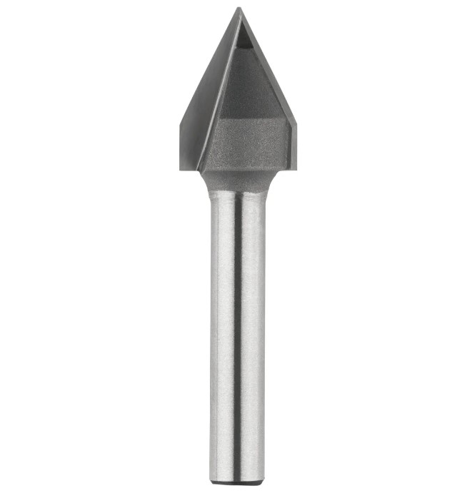 Freza tip V pentru lemn 12,7x16x45mm tija 6mm Hikoki