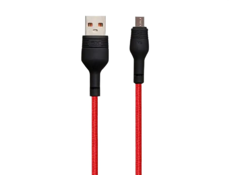 Cablu încărcare și sincronizare XO NB55, Micro-USB/USB Type-A, 1m, Roșu