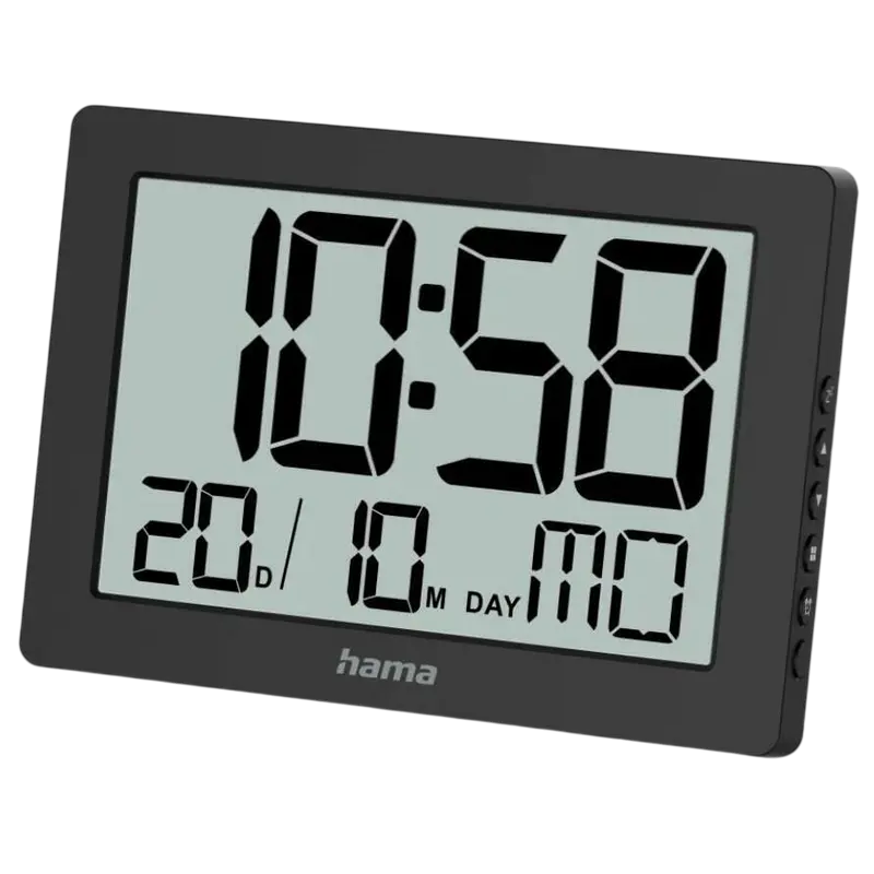 Ceas cu alarmă HAMA Ko Tao, Negru
