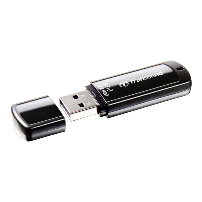 Memorie USB Transcend JetFlash 350, 8GB, Negru