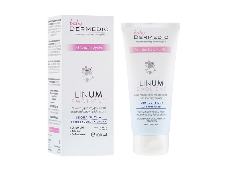 Dermedic emolient linum baby crema hidratanta calmanta 100ml