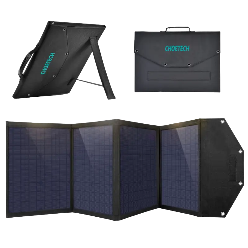 Încărcător solar Choetech SC009, Negru