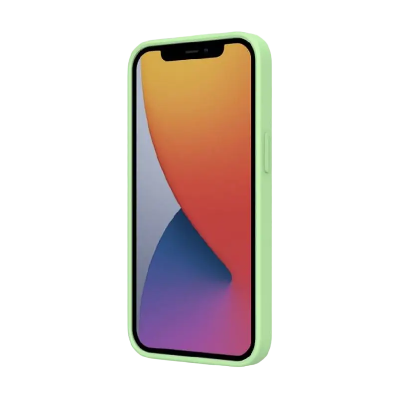 Husă Nillkin iPhone 13 Pro, CamShield Silky Silicone, Mint Green
