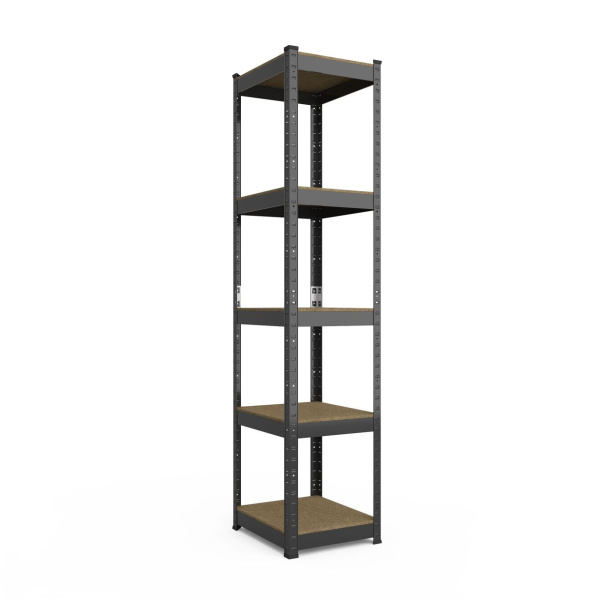 Raft Budget KM, 180x40x40 Metkas, 175 kg/raft, 5 polite, MDF, vopsit, metal