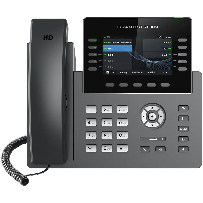 Telefon IP Grandstream GRP2615, Negru