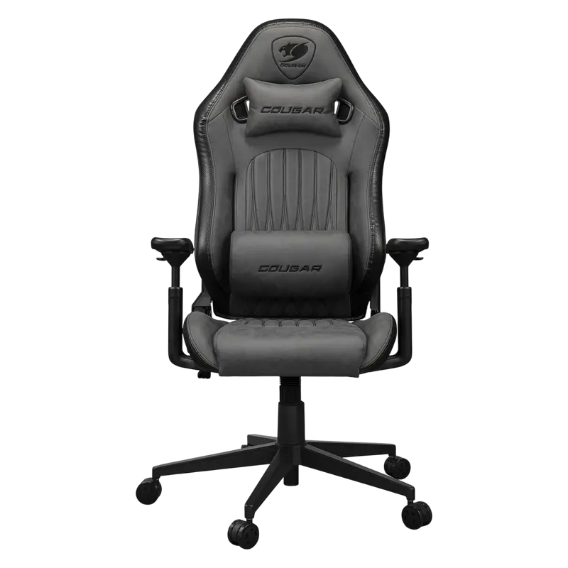 Scaun Gaming Cougar Explore, PVC Piele, Jet Gray F