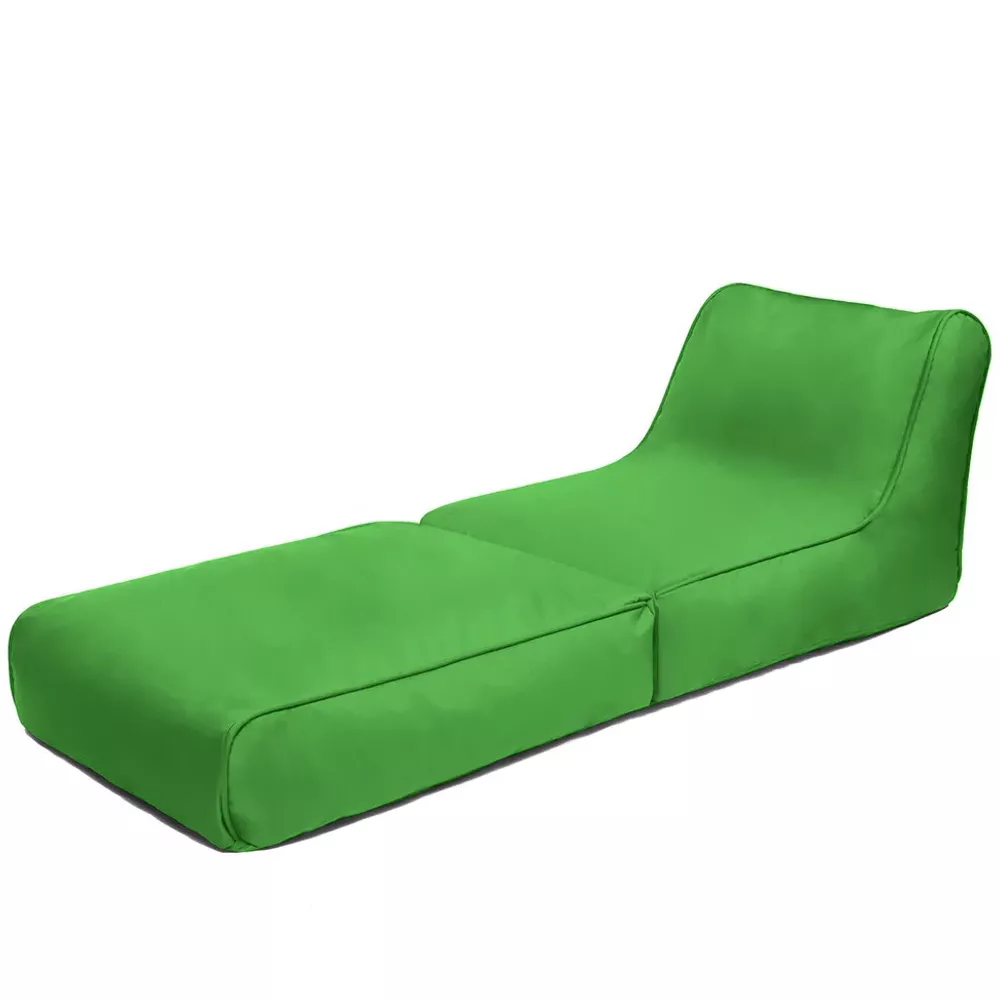 Cumpără şezlong transformer fără carcasă din Oxford 600D, culoare verde