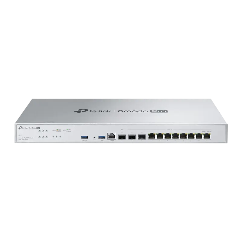 Gigabit Omada Pro VPN Router TP-LINK "G611 ", 2x10GE SFP+, 1x1GE SFP WAN/LAN, 8x1GE RJ45 WAN/LAN, 2x
