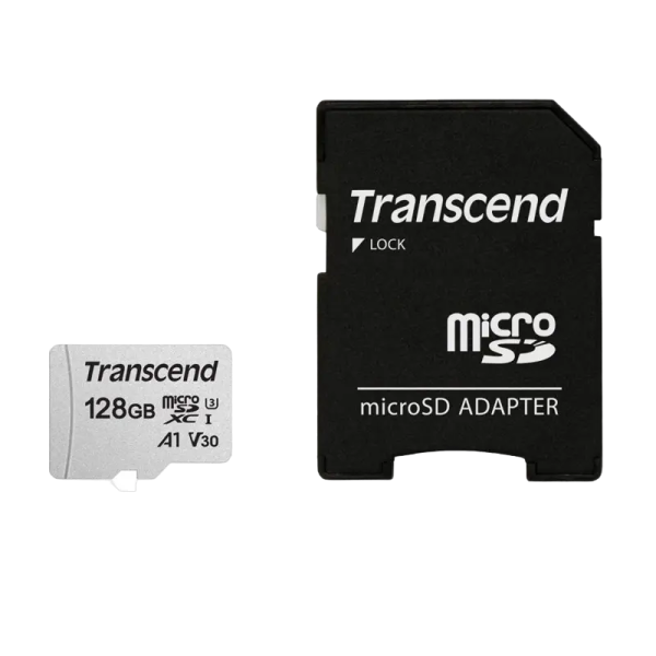 Card de Memorie Transcend MicroSDXC Class 10, 128GB (TS128GUSD300S-A)