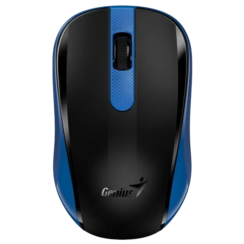 Mouse Wireless Genius NX-8008S, Negru/Albastru