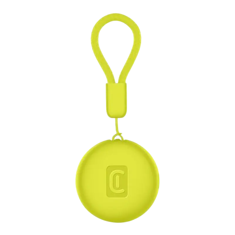 Tracker inteligent Cellularline Tracy Tag, Galben