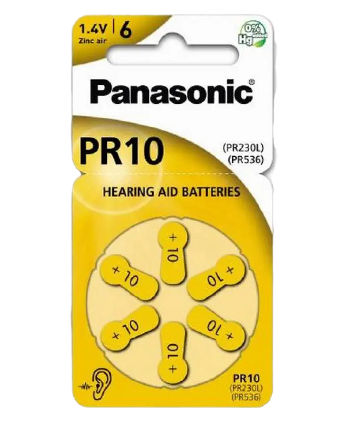 Baterii Panasonic PR-230, PR10, 6 buc.
