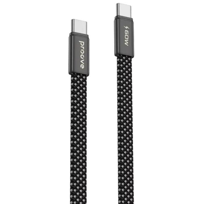 Cablu Type-C (Type-C), Proove AirLine 60W (1m), Black