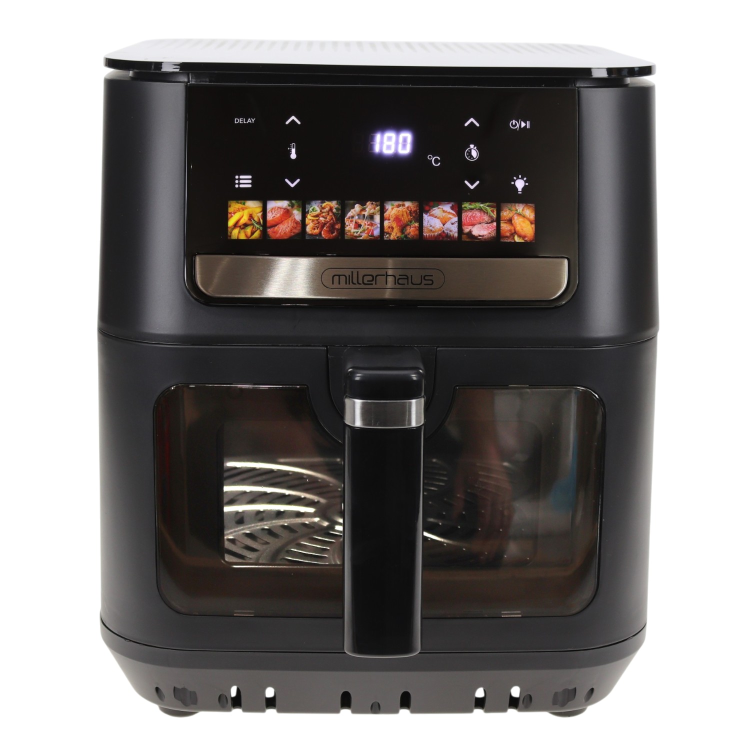 Aerogrill multifuncțional Millerhaus, 11 L, 2000 W, cu încălzire dublă