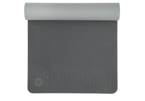 Covoras de yoga Bodhi Lotus Pro Black/Silvergrey