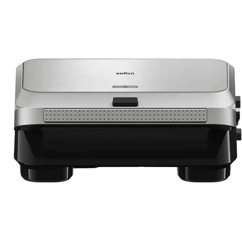 Aparat pentru sandwich multifunctional Braun SM5005 SILVBK, Negru | Argintiu