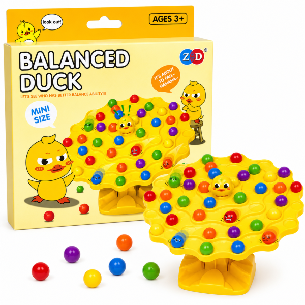 Joc educativ Animalut in echilibru Mini, joc de balans si dexteritate pentru copii, 3+