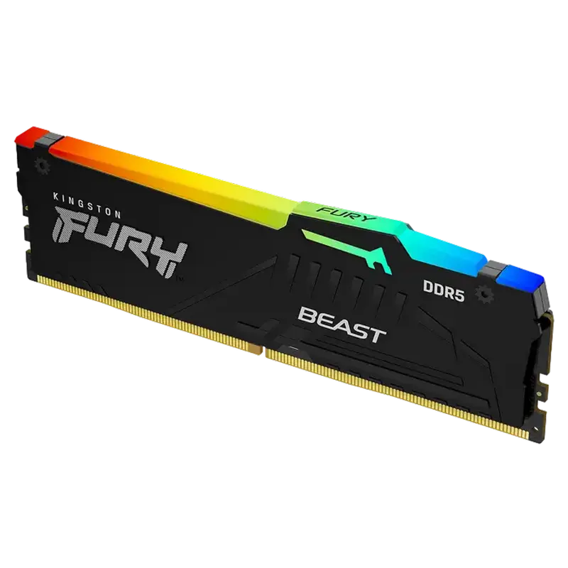 .32GB DDR5-6000MHz  Kingston FURY Beast RGB (KF560C36BBE2A-32), CL36-44-44, 1Rx8, 1.35V, AMD EXPO 1.