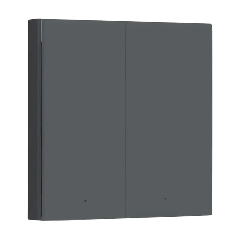Comutator inteligent AQARA Wireless Switch H1 (Double Rocker), Gri