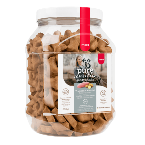 MERA Hrană p/u câini Goody Snack Turkey & Potato 0,6kg/59278