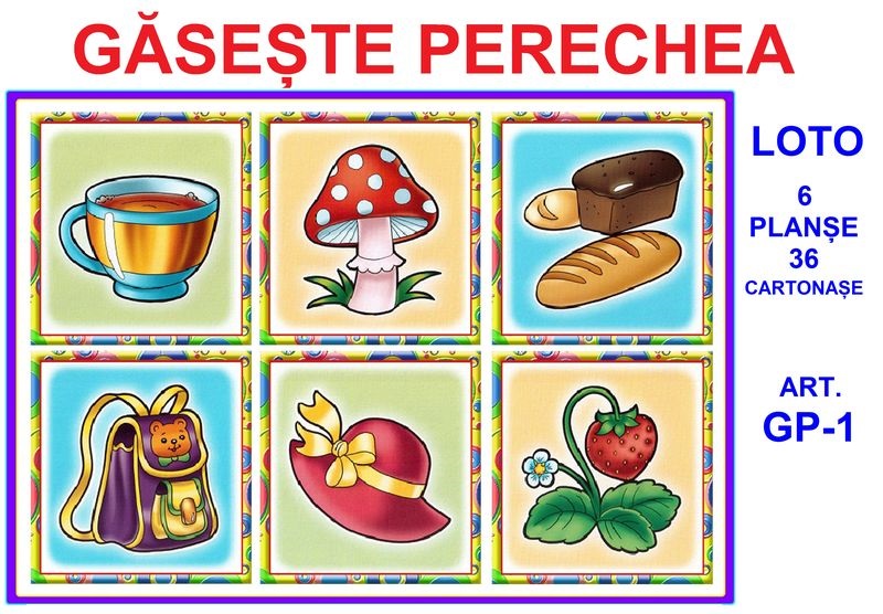 GP-1 Joc Loto Găseşte perechea