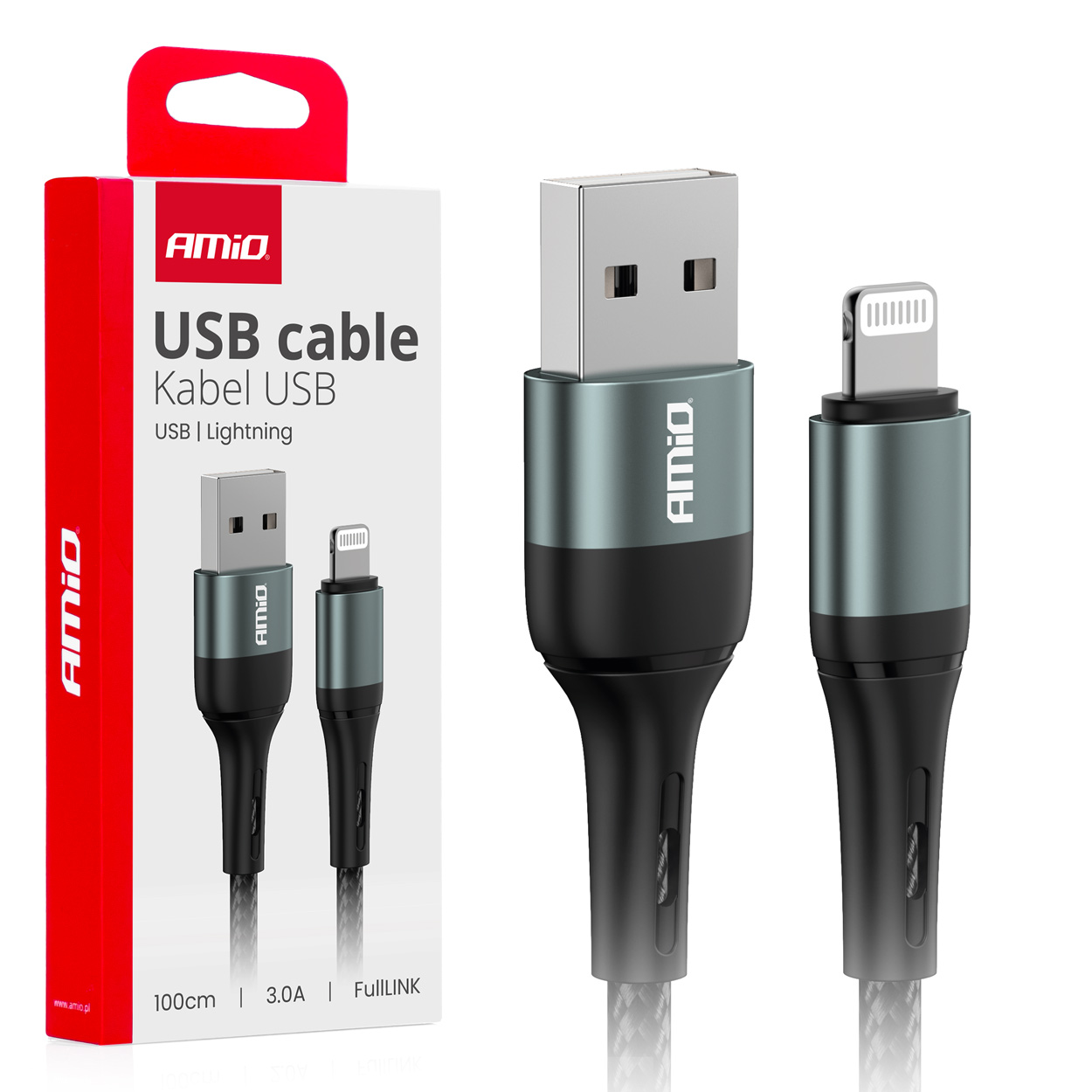 03913 Cablu USB la Lightning 3A 100cm FullLINK