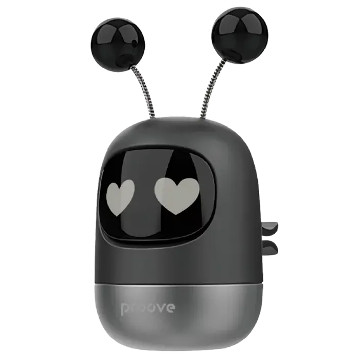 Aromatizator auto Proove Emoji Robot Lovely, Negru