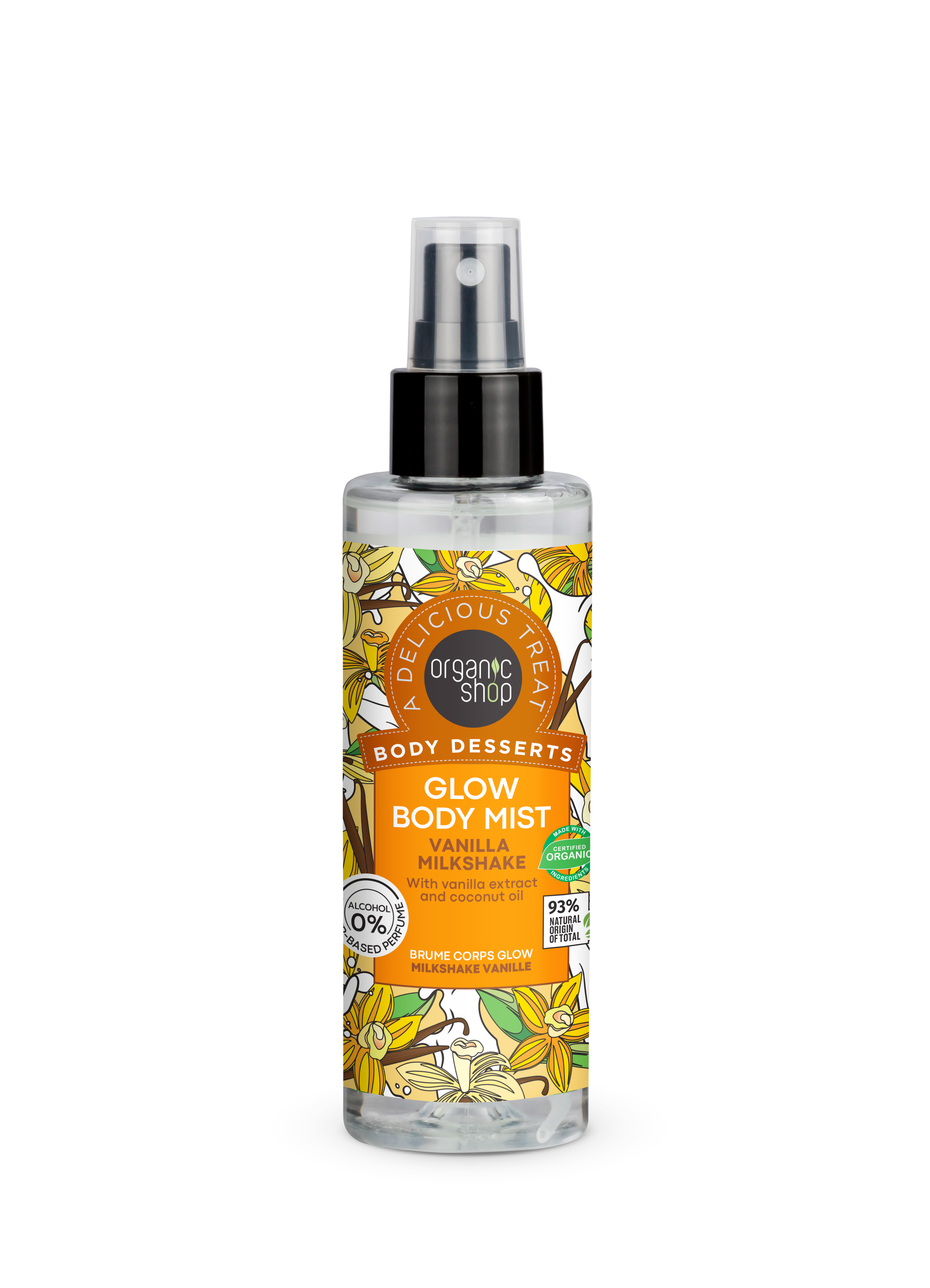 OS Body Desserts Spray de corp radiant Vanilla Milkshake 200ml