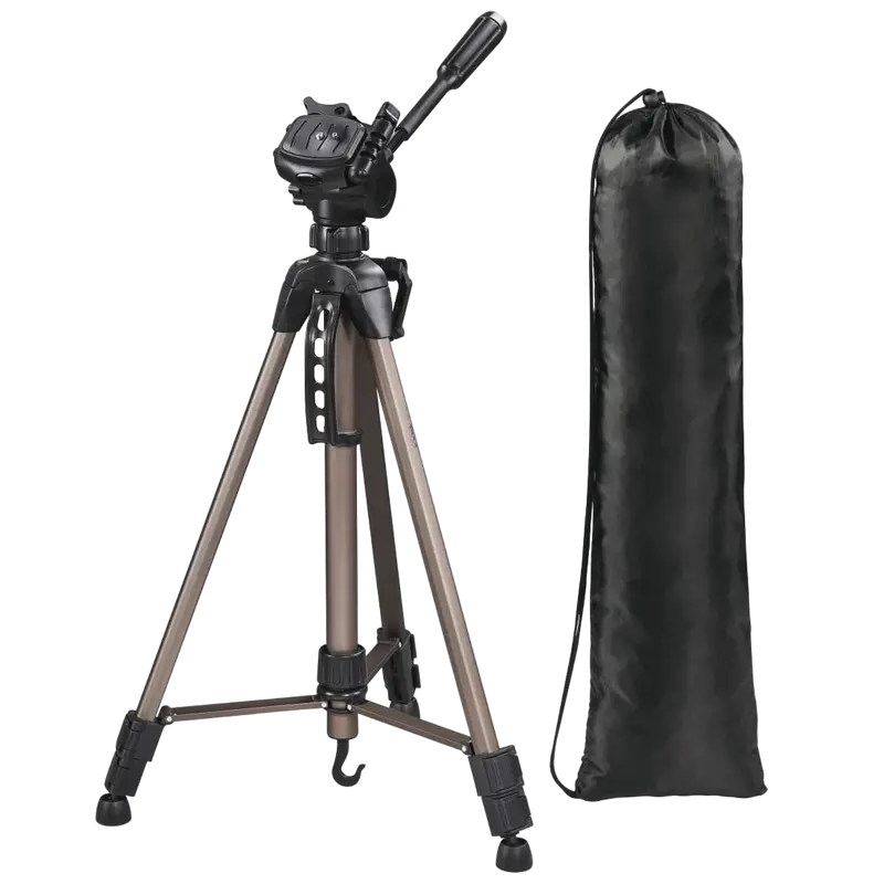 Trepied/Monopod HAMA Star 61, Cap panoramic cu 3 căi, Bej
