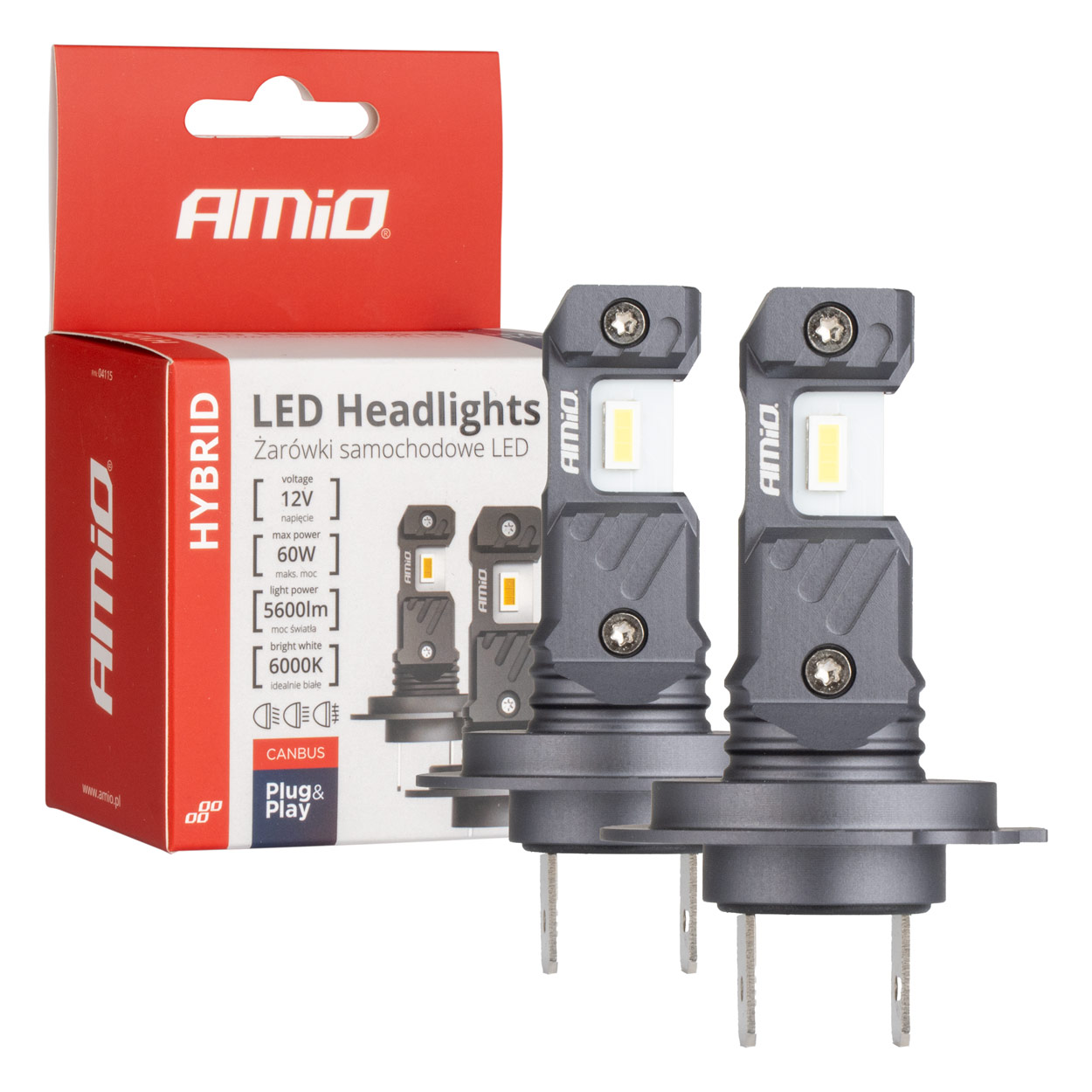04115 Bec LED Hybrid Series H7 H18 6000K Canbus 60W