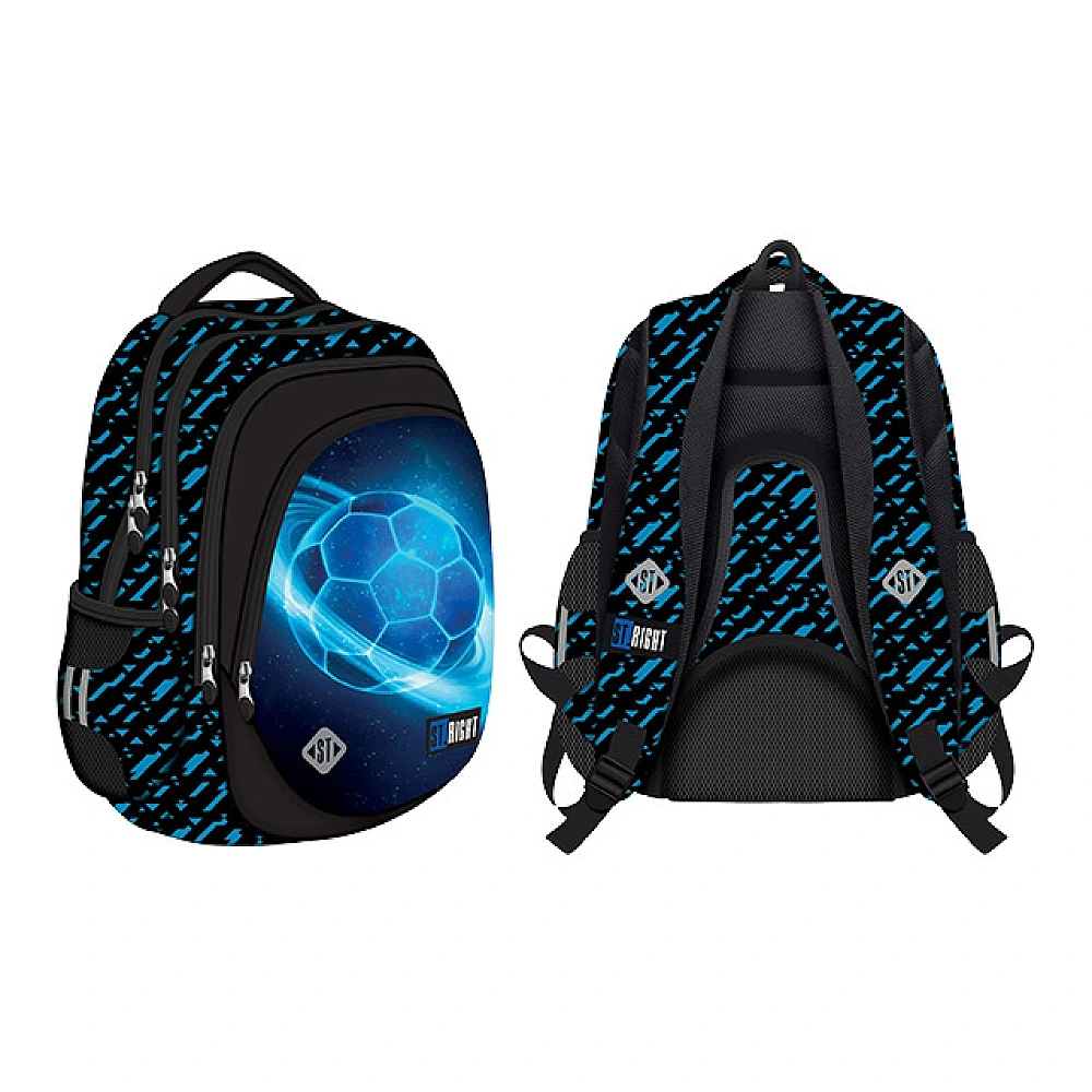 Ghiozdan scolar ortopidec 32X21X43 cm Cosmic Soccer