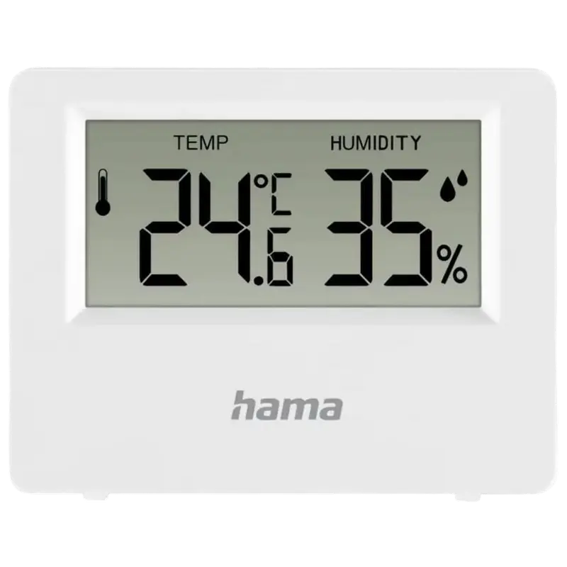 Smart senzor de temperatura și umiditate HAMA Ebro 222222, Alb