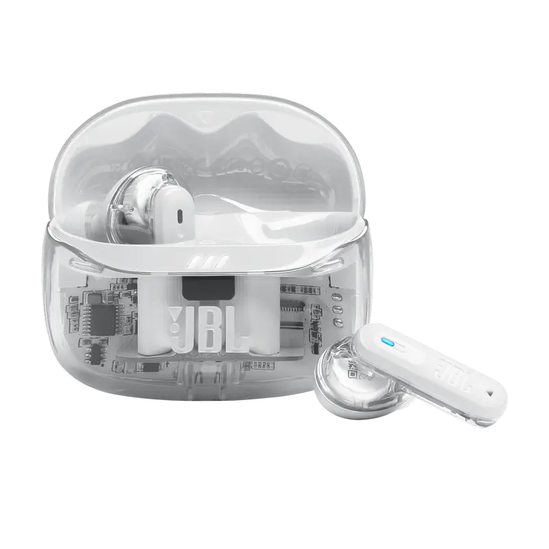 Căști JBL Tune Beam 2 Ghost Edition, Alb