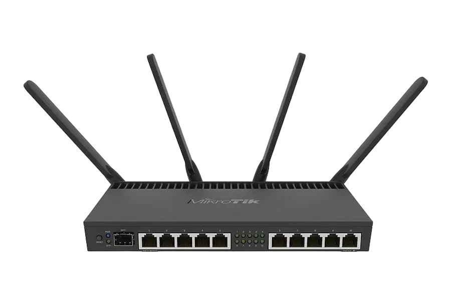 Router MikroTik RB4011iGS+5HacQ2HnD-IN, Negru