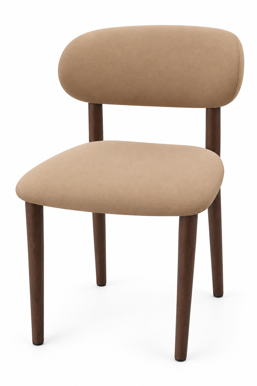 Scaun de bucătărie tapițat, cu picioare metalice, design modern