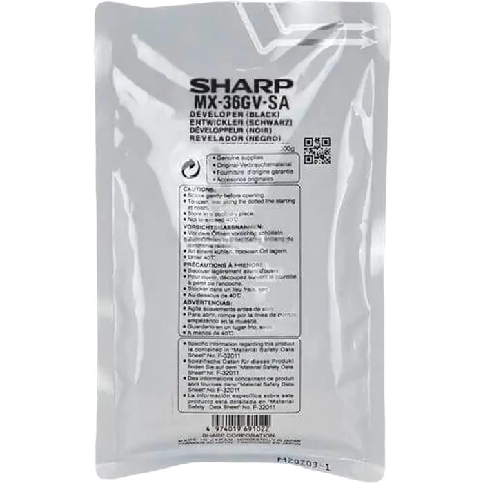 Dezvoltator Sharp BP-GV200, Negru