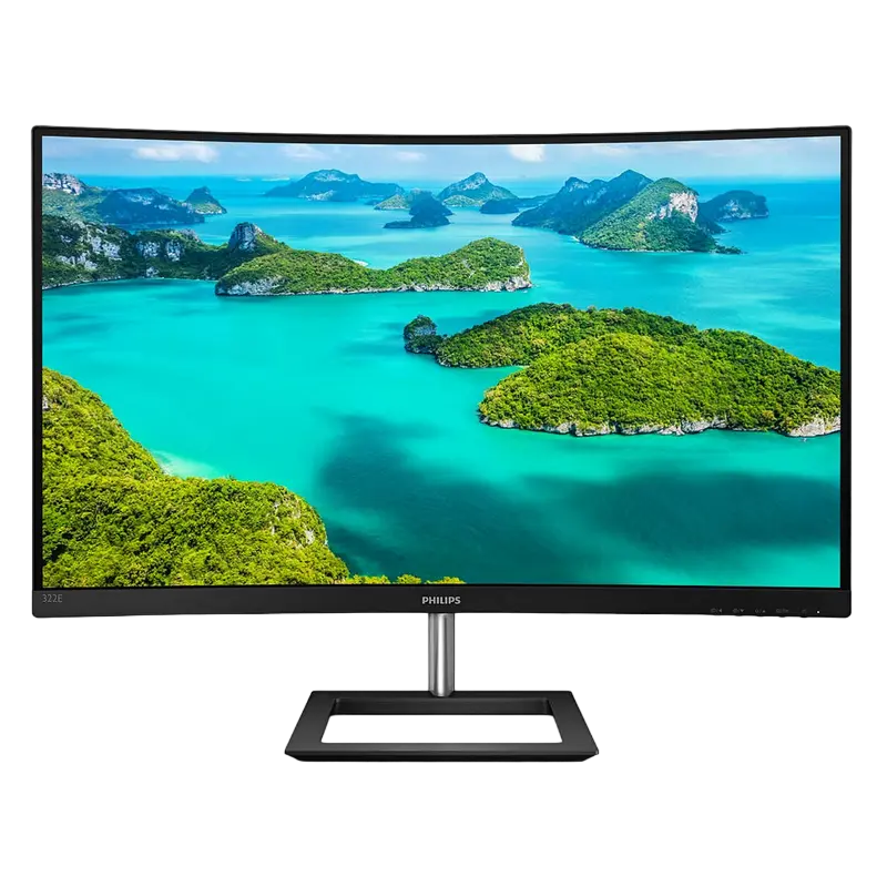 31,5" Monitor PHILIPS 325E1C, MVA 2560x1440 WQHD, Negru