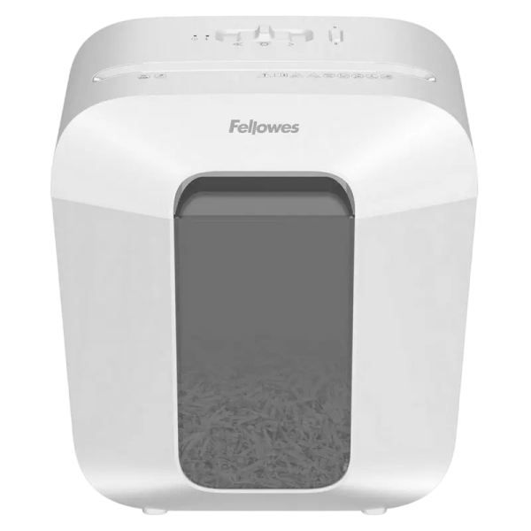 Fellowes  Powershred® LX25M, DIN Level P-4, Cross 4х12mm, Capacity 6sheets, Vol.11 lit, WHITE