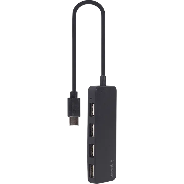 Adaptor USB Gembird UHB-CM-U2P4-01, Negru