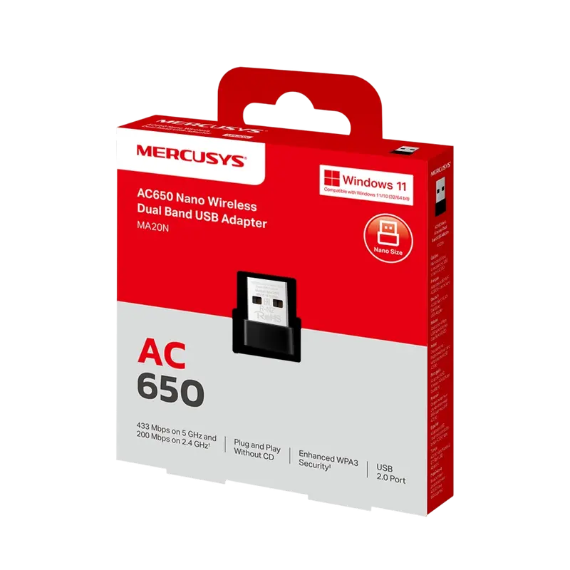 Adapter USB  MERCUSYS MA30N