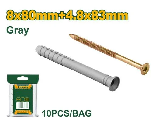 Diblu fixare rapidă cu șurub cui 8x80mm (10 buc) JDXTO922 Jadever
